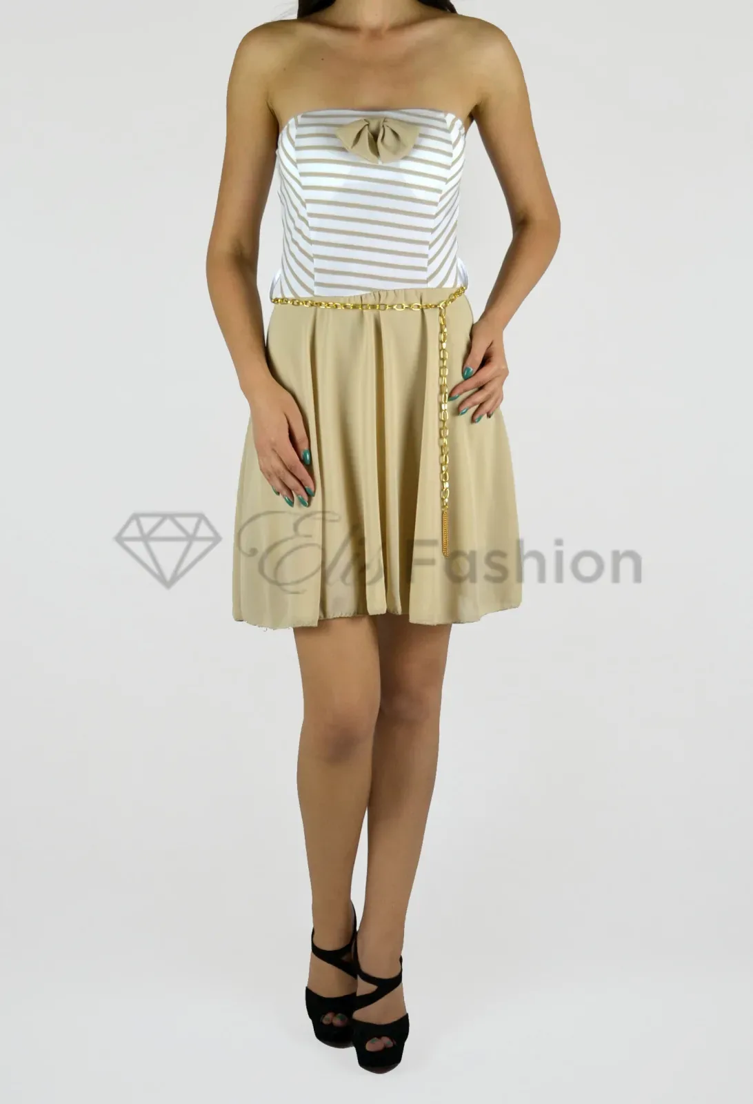 Rochie Top Bow Cream