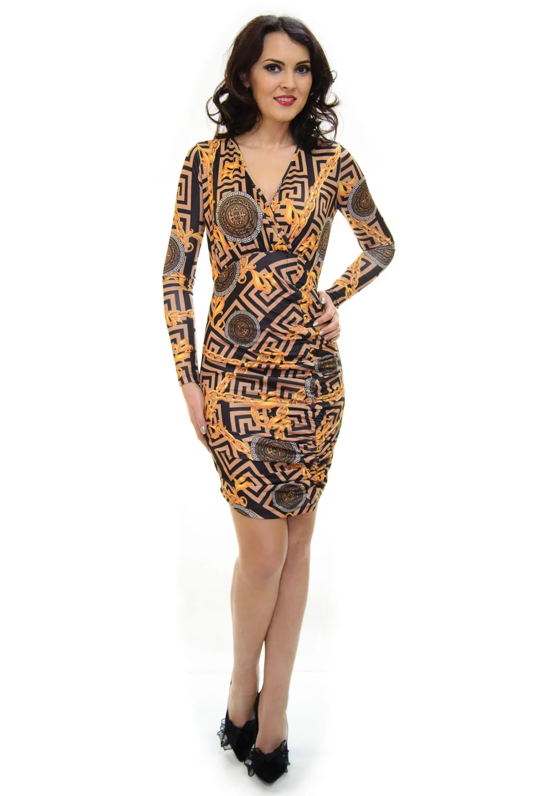 Rochie Treasure Form Brown