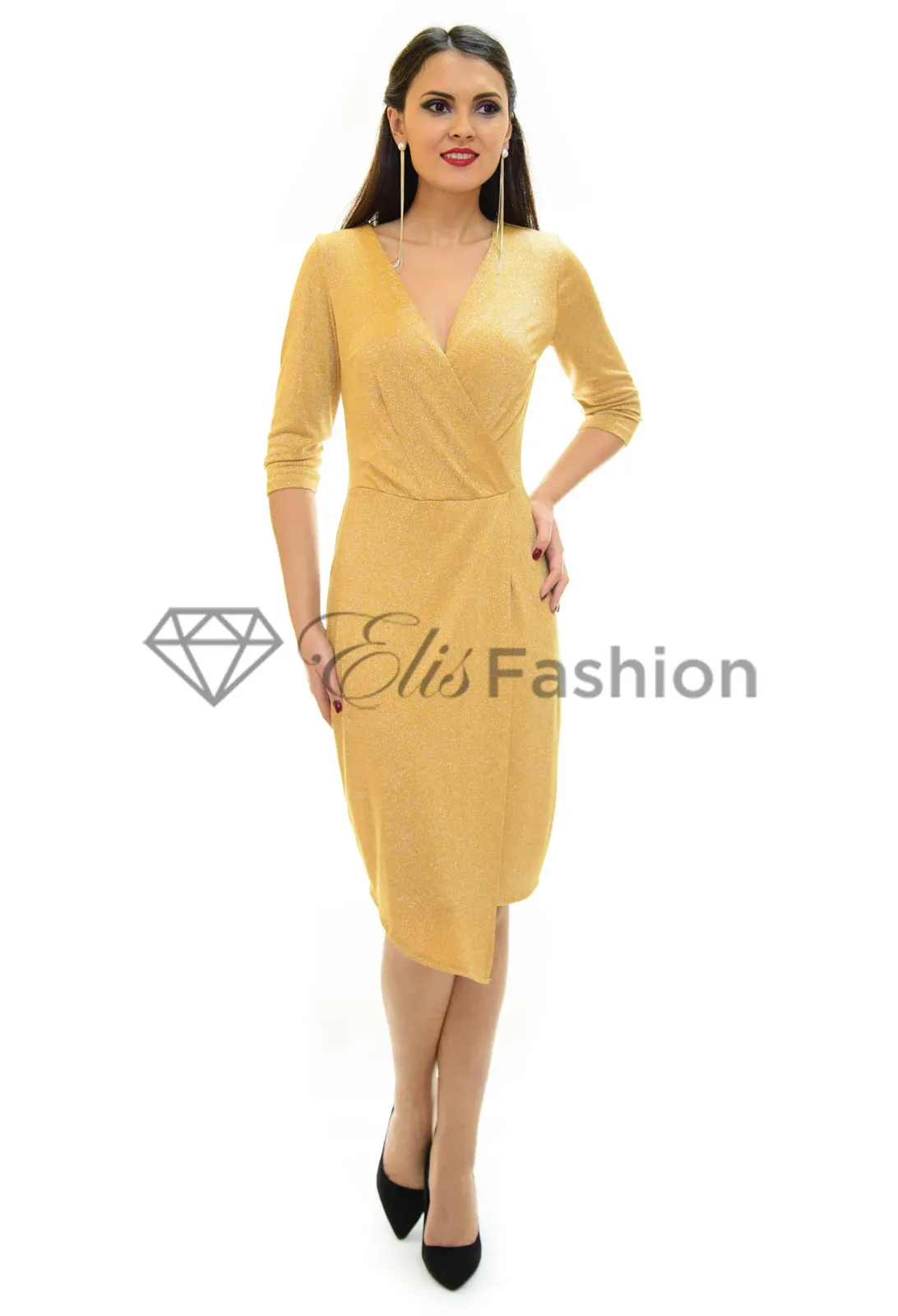 Rochie Desire More Gold