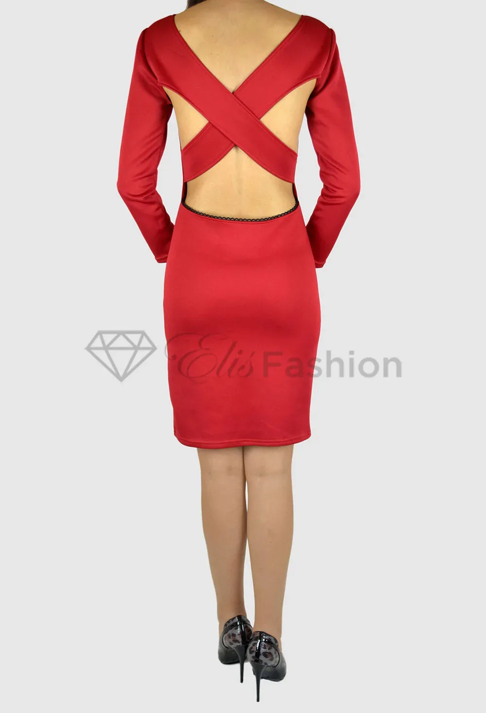 Rochie Diva Break Red
