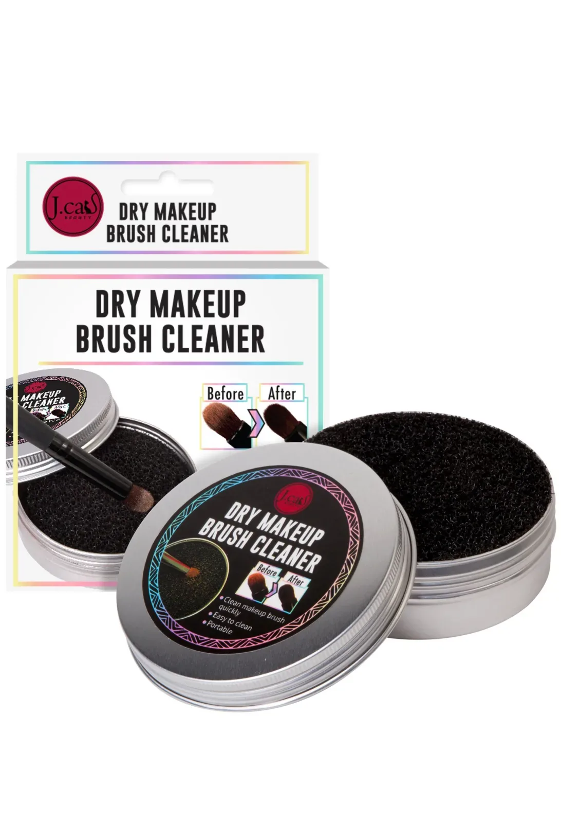 Dispozitiv Pentru Curatarea Pensulelor J.Cat Beauty Dry Brush Cleaner