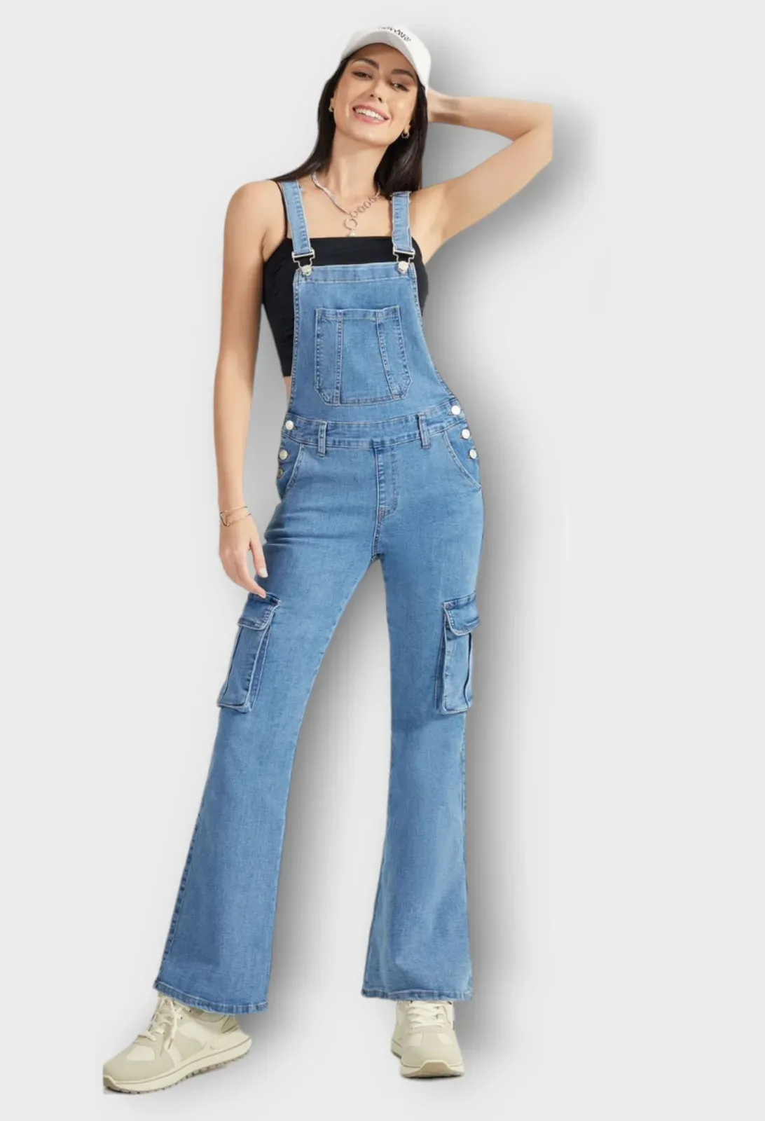 Salopeta Lateral Pockets Blue